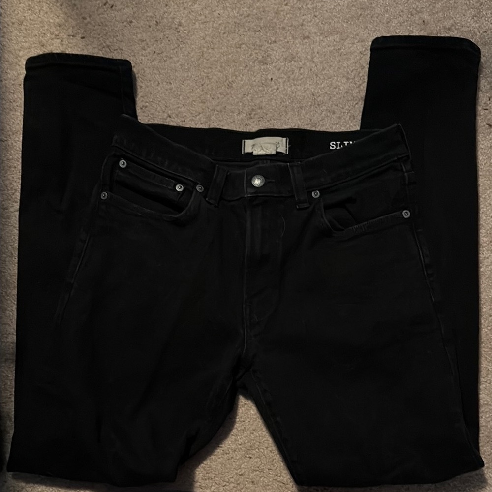 Madewell Men's Slim Jeans - Black 32x32